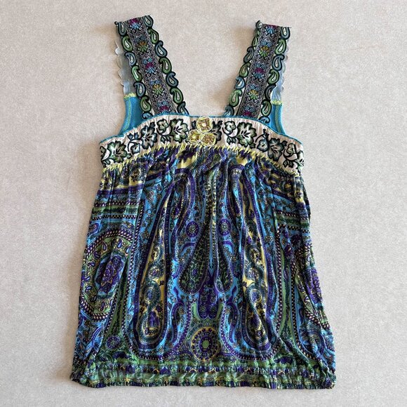 Free People Banded Border Tank ASO Alex Russo - Picture 6 of 12